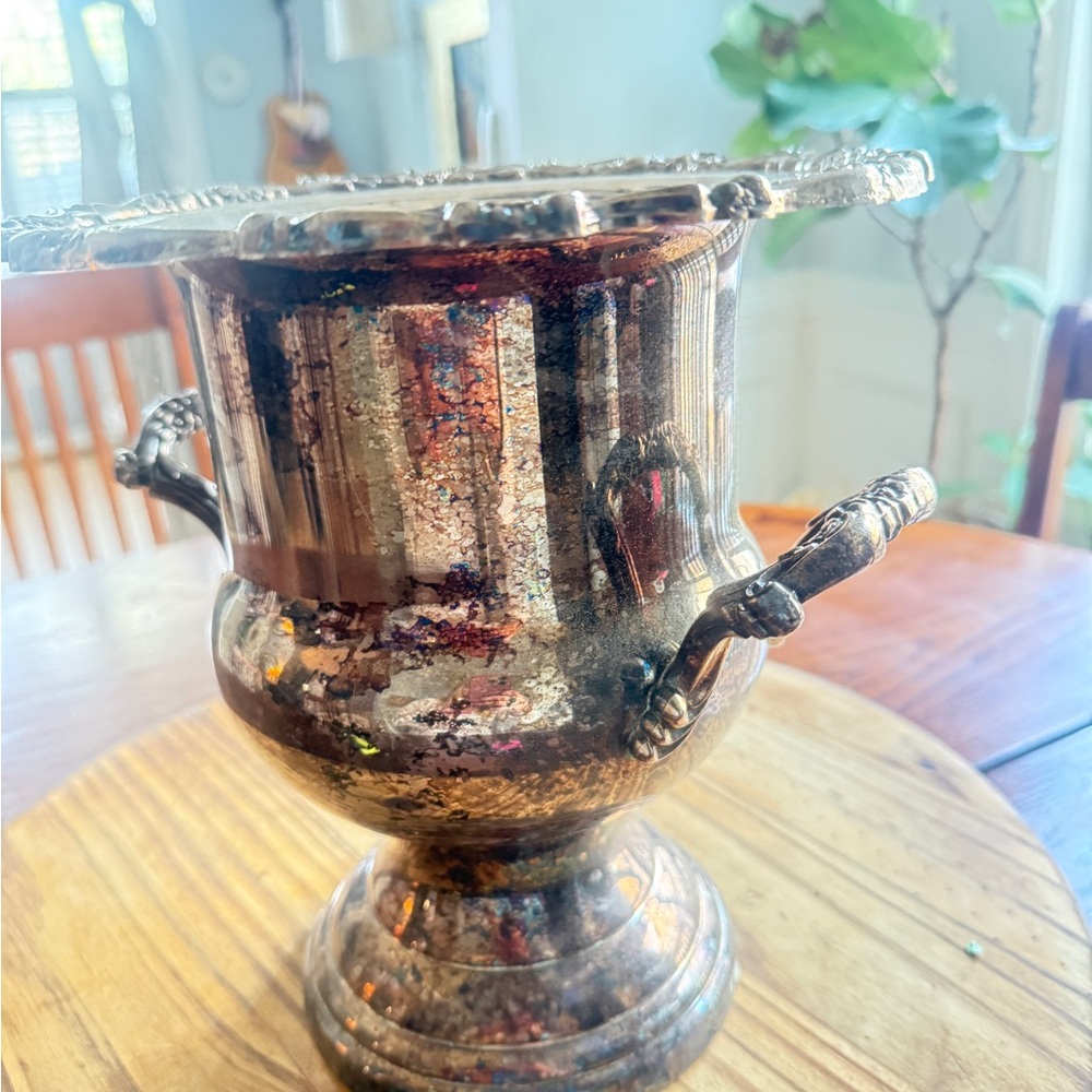 Vintage Silver plated champagne bucket - Picture 2 of 3